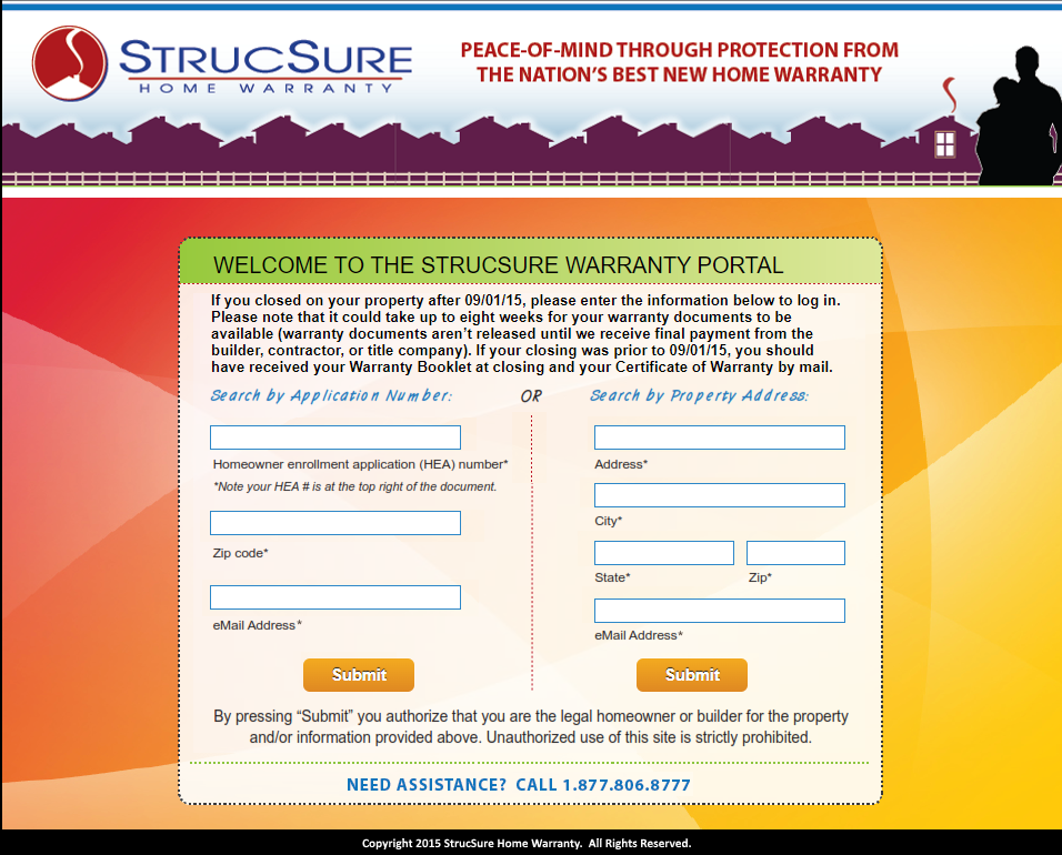 StrucSure Warranty Portal